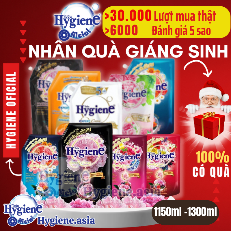 Nước Xả Vải Hygiene Thái Lan 1150ml EXPER CARE Đậm Đặc Gói Lớn Hương Hoa Tự Nhiên.