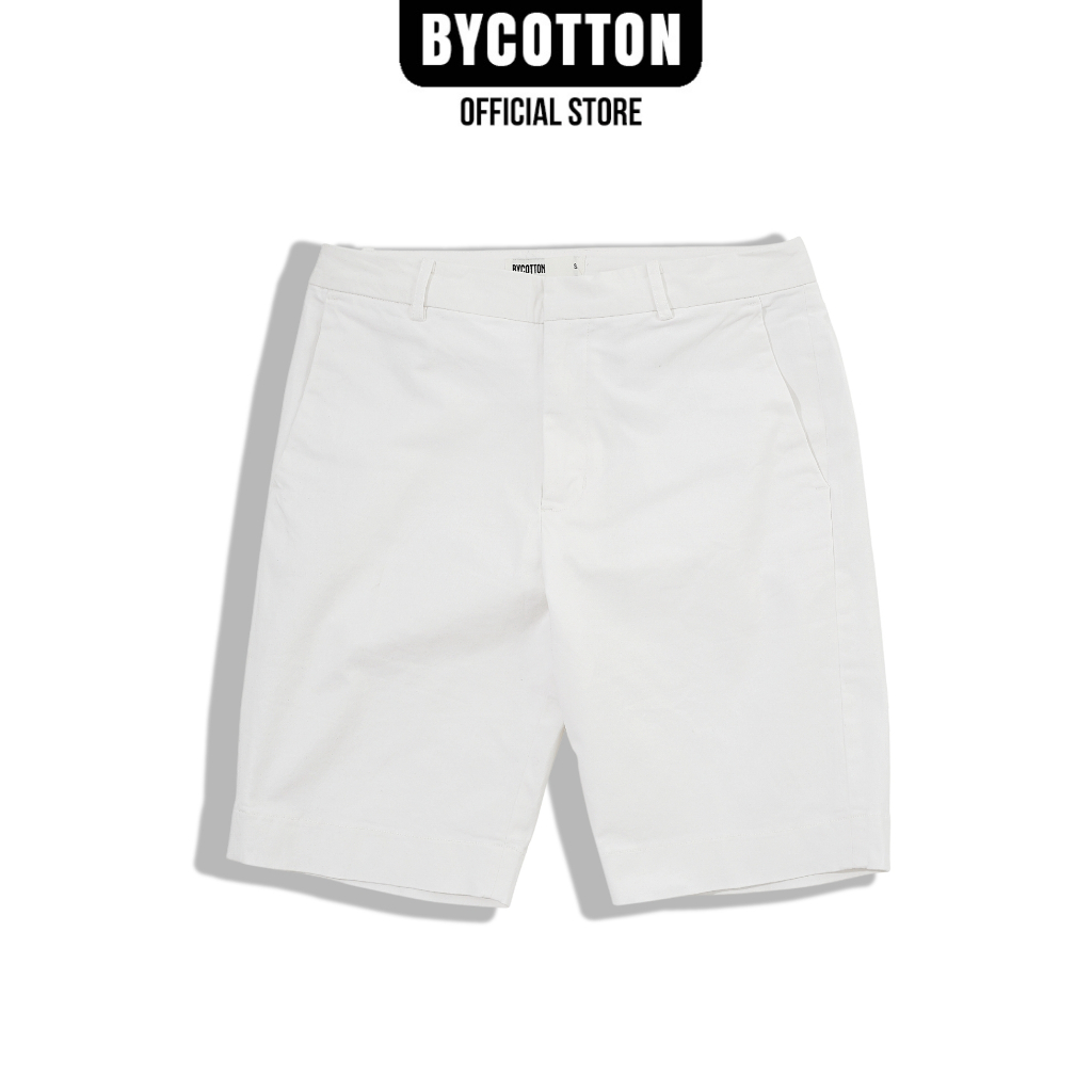 Quần Short Nam Cao Cấp Kaki White Trousers BY COTTON