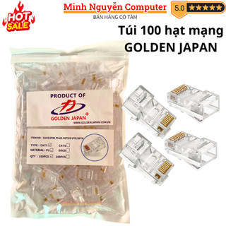 Túi 100 hạt mạng golden japan rj45 cat5