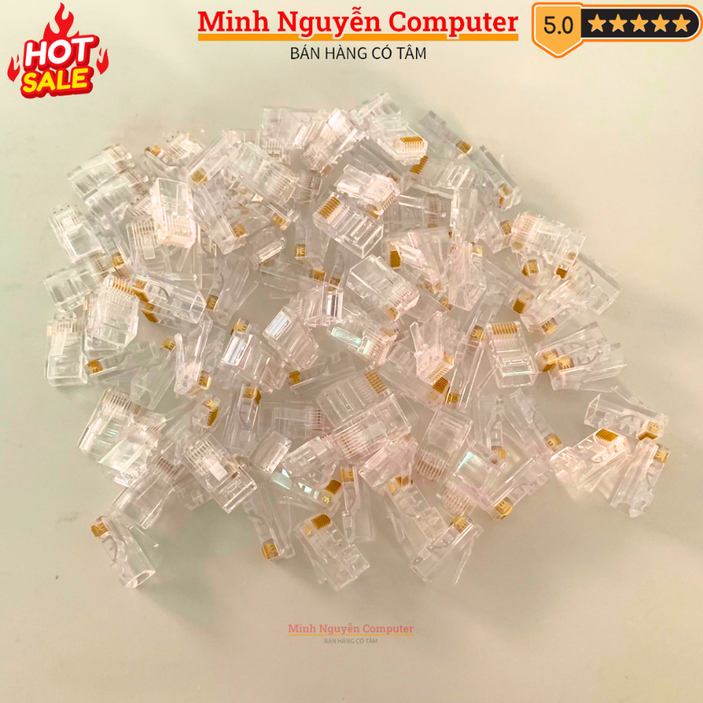 Túi 100 hạt mạng GOLDEN JAPAN RJ45 CAT5