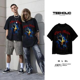 Áo thun in hình unisex nam nữ cotton cao cấp phong cách retro y2k màu đen trắng THS241123_05