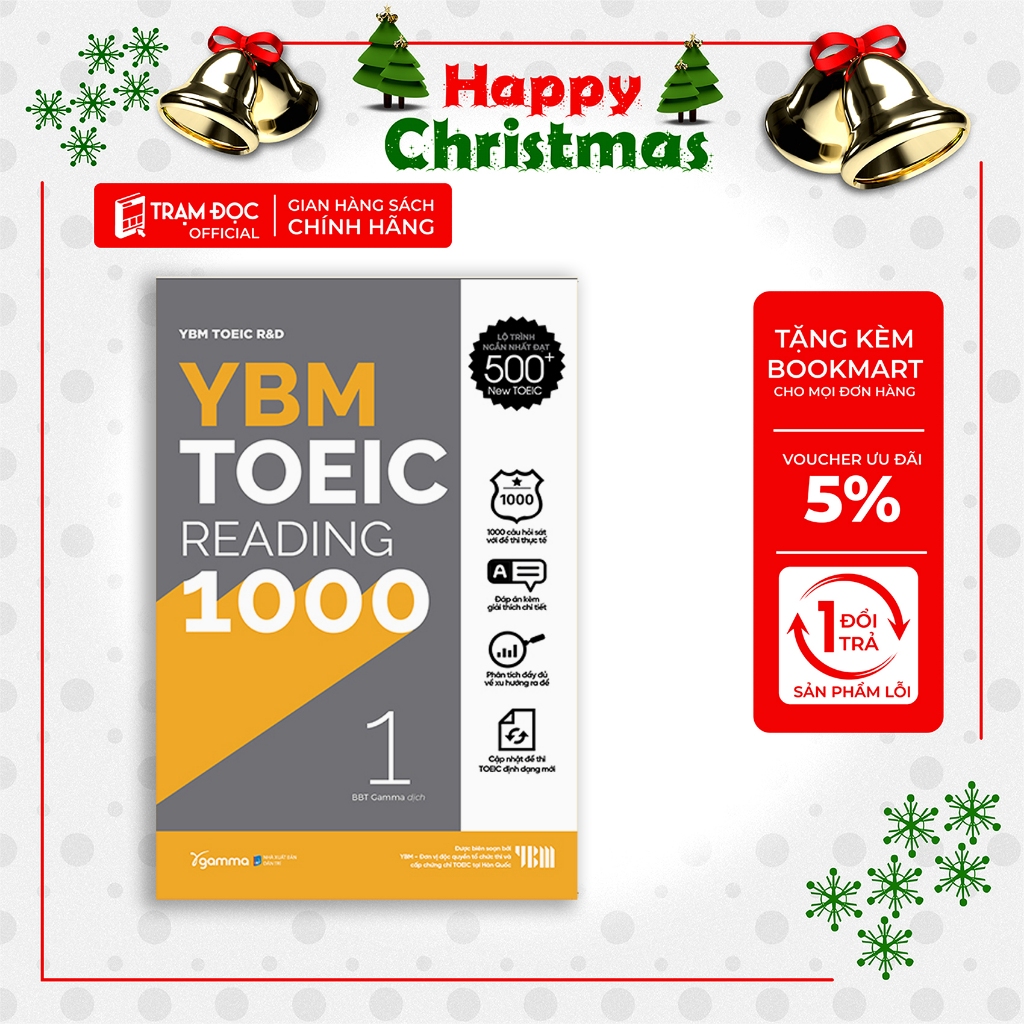 Sách YBM Toeic Reading 1000 Vol 1