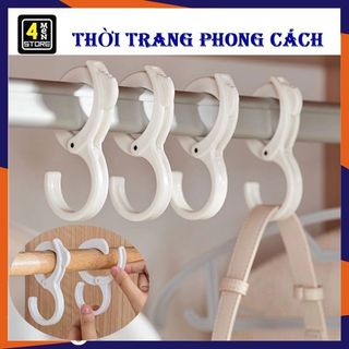 Móc treo quần áo, vật dụng chữ s chống rơi tiện dụng - móc nhựa treo đồ đa năng - móc treo đồ chữ s , móc gài hình số 9