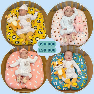 Gối Chống Trào Newborn cho bé sơ sinh kèm túi xách 🎁