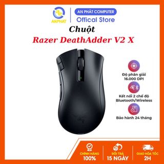 Chuột Razer DeathAdder V2 X HyperSpeed Wireless - Bảo hành 24 tháng
