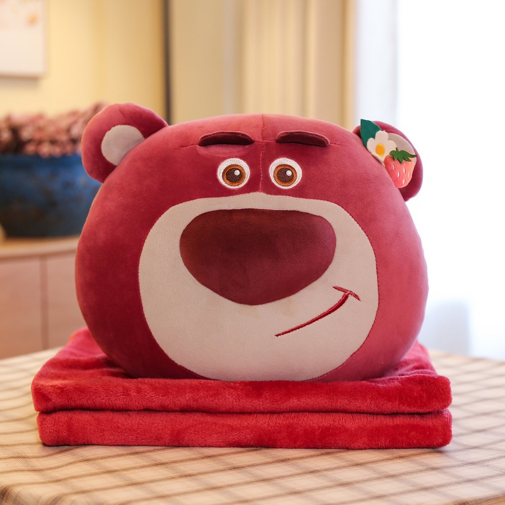 Bộ gối kèm chăn đầu thú lông cừu Fhome