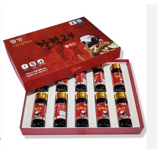 Nước hồng sâm nhung hươu well bio hàn quốc hộp 10 chai