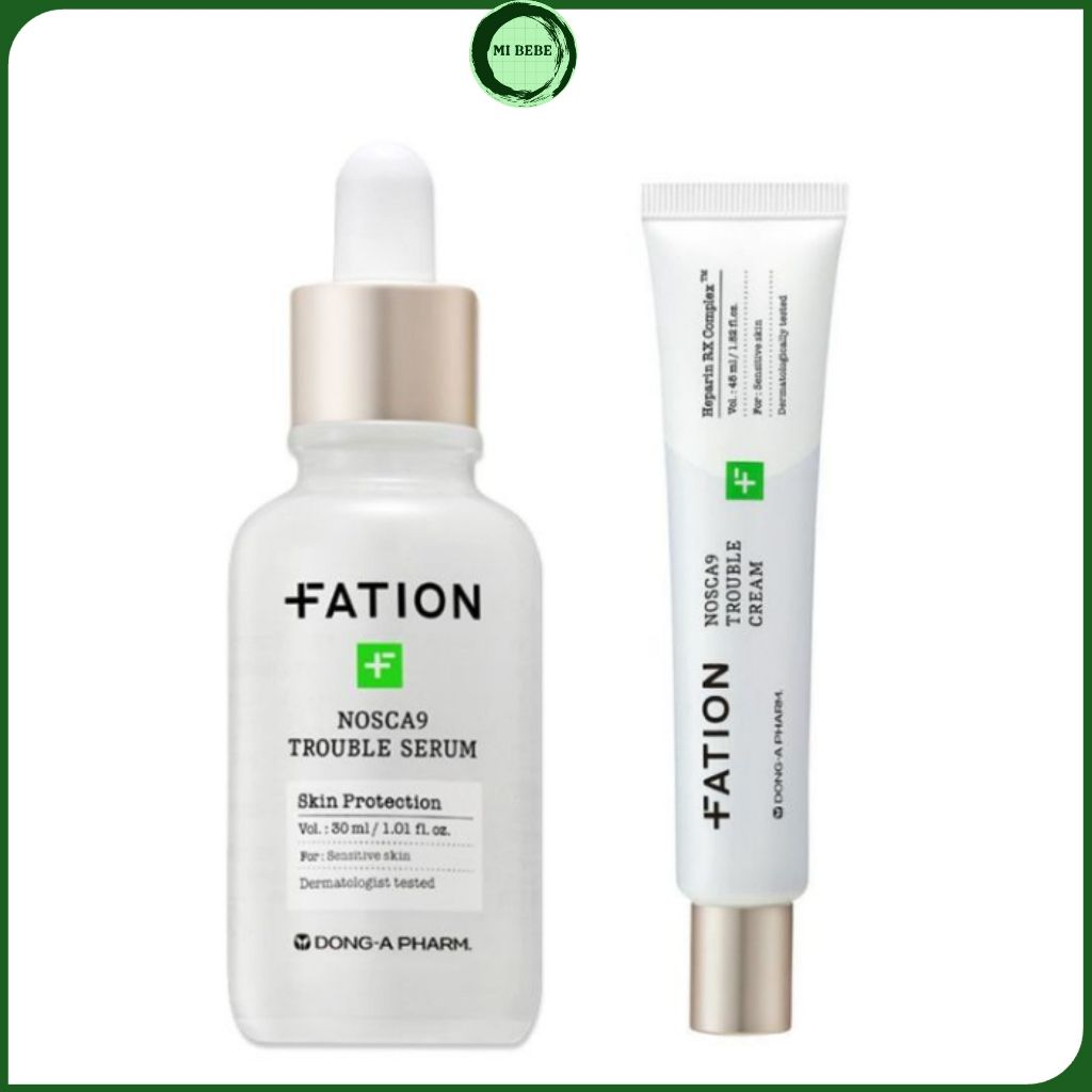 Kem dưỡng Fation Nosca9 Trouble Cream dưỡng ẩm phục hồi làm dịu da 45ml - Mibebe