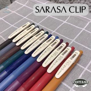Bút mực gel bấm Zebra Sarasa Clip Vintage cỡ ngòi 0.5mm