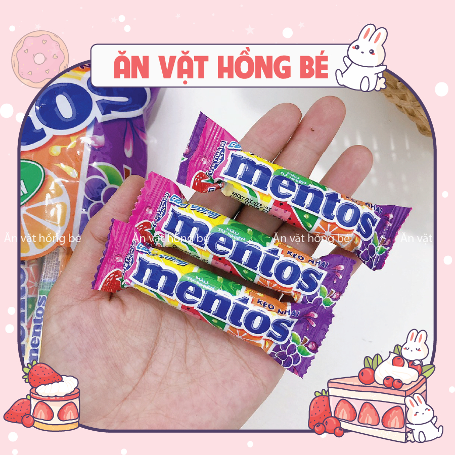 Kẹo Mentos Vị Trái Cây (thỏi 5viên)