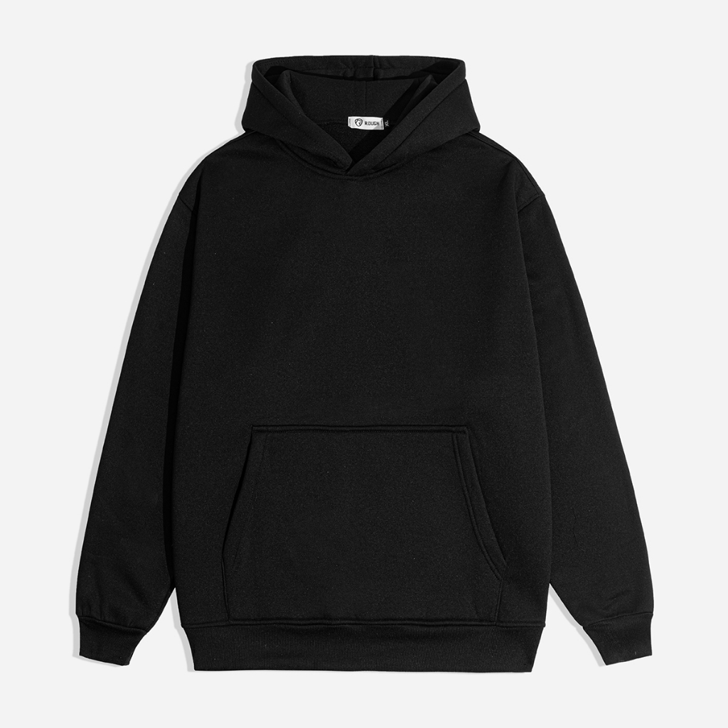 Áo Hoodie Oversize Form Rộng Basic ROUGH Chất Nỉ Bông Ấm Áp