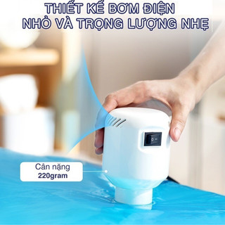 Combo 1 máy hút chân không và 3 túi to đựng chăn ga gối quần áo