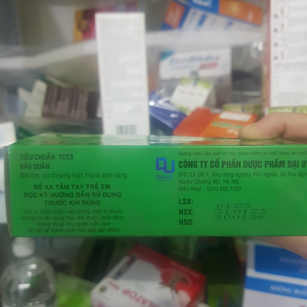 HOẠT HUYẾT DƯỠNG NÃO Đại Uy hộp 100 viên  - Viên bao đường