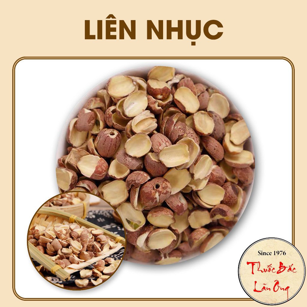 Liên nhục 100g (Hạt sen nam nguyên vỏ)
