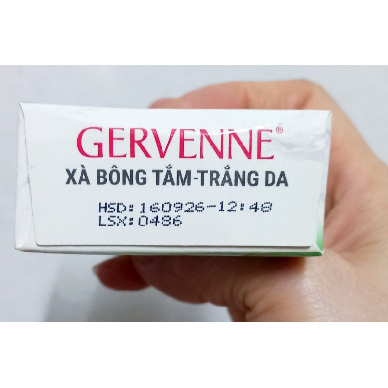 Xà bông Tắm Trắng Da Hương Nước Hoa Gervenne 90g