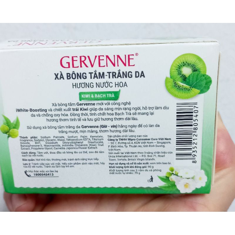 Xà bông Tắm Trắng Da Hương Nước Hoa Gervenne 90g