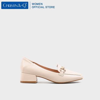 Giày nữ cao gót bít mũi vuông christina-q gbv100