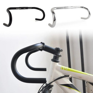 Ghi đông cong xe đạp nhôm / tay lái ghi đông xe đạp cong sừng bò fixed gear nhôm hợp kim siêu nhẹ 25.4mm