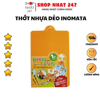 [Hỏa Tốc HN] Thớt nhựa dẻo màu cam INOMATA Nội địa Nhật Bản