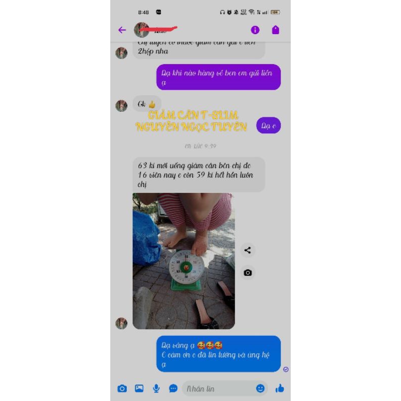 2 HỘP GIẢM CÂN T-SLIM CHOCOLATE