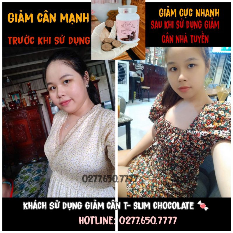 2 HỘP GIẢM CÂN T-SLIM CHOCOLATE