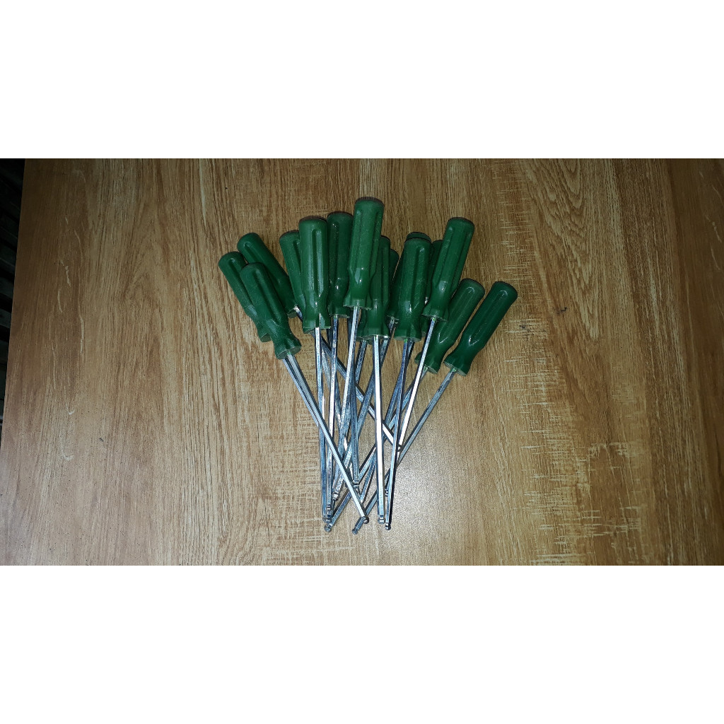 Tua nơ vít đầu lục giác bi  4mm, dài 206 mm