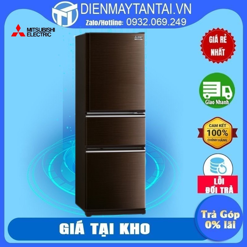 MR-CX41ER-BRW-V -Tủ lạnh Mitsubishi Electric Inverter 330 lít MR-CX41ER-BRW-V Bảo hành 24 Tháng - giao hàng miễn phí HCM