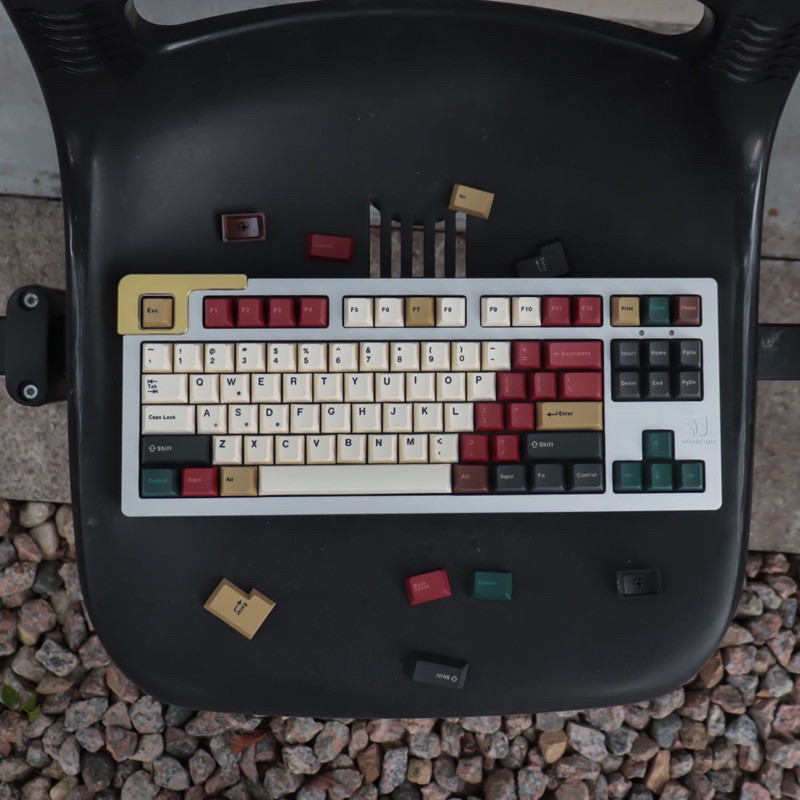 Keycap Mixed Light R3 Cherry profile PBT Dyesub nút bàn phím cơ Mitoby Studio