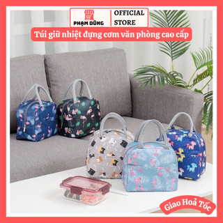 Túi giữ nhiệt đựng cơm cách nhiệt, túi đựng hộp cơm văn phòng giữ nhiệt không thấm nước