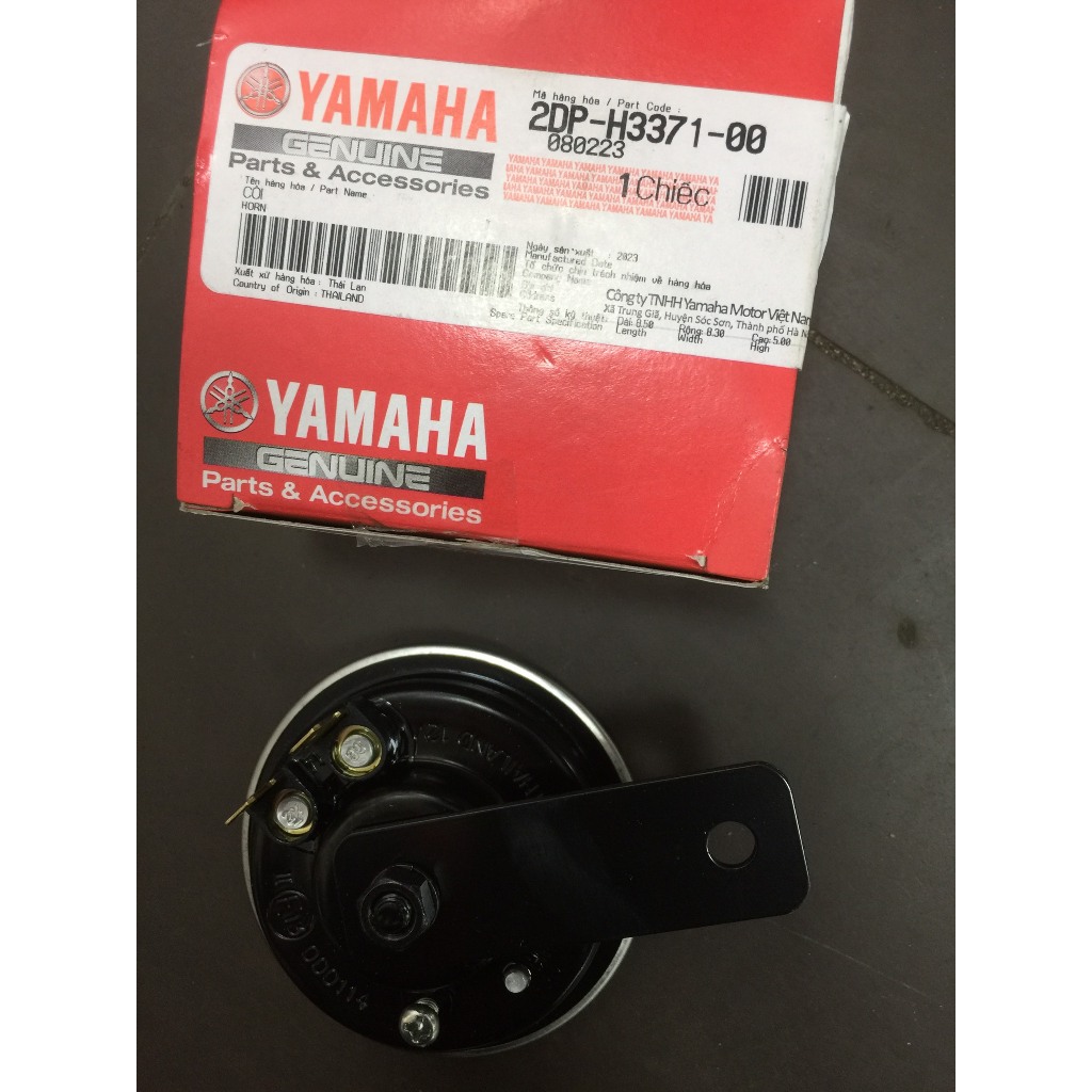 Kèn xe NVX 125-155 V1, CHÍNH HÃNG YAMAHA, Xuất xứ indonexia