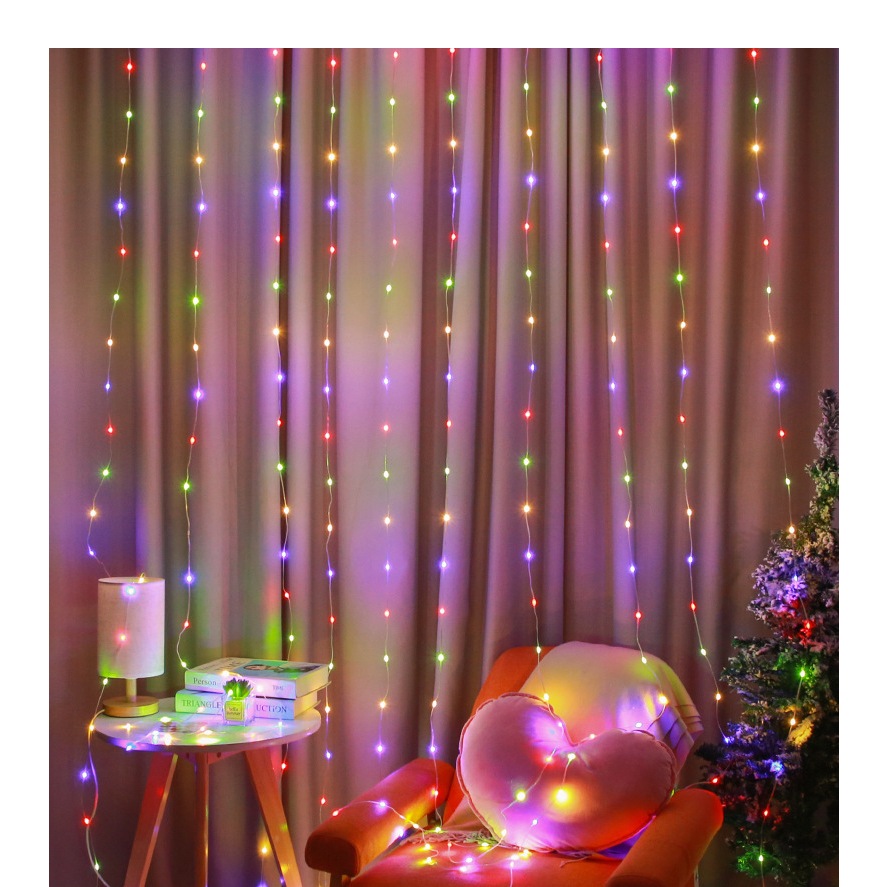 Đèn thả rèm hiệu ứng thác nước chớp nháy thế hệ mới chống nước siêu sáng