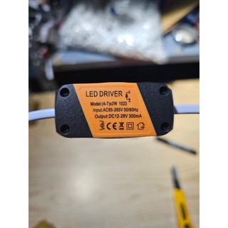 Nguồn, tăng phô, chấn lưu đèn LED âm trần 7w 3 màu , 1 màu
