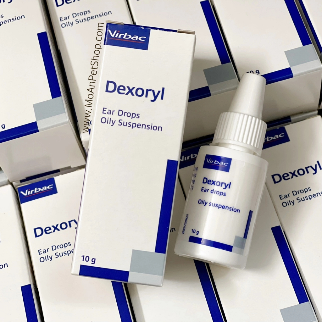 Dung Dịch Phòng Ngừa Viêm Tai cho Cún Mèo Dexoryl Virbac Pháp 10g