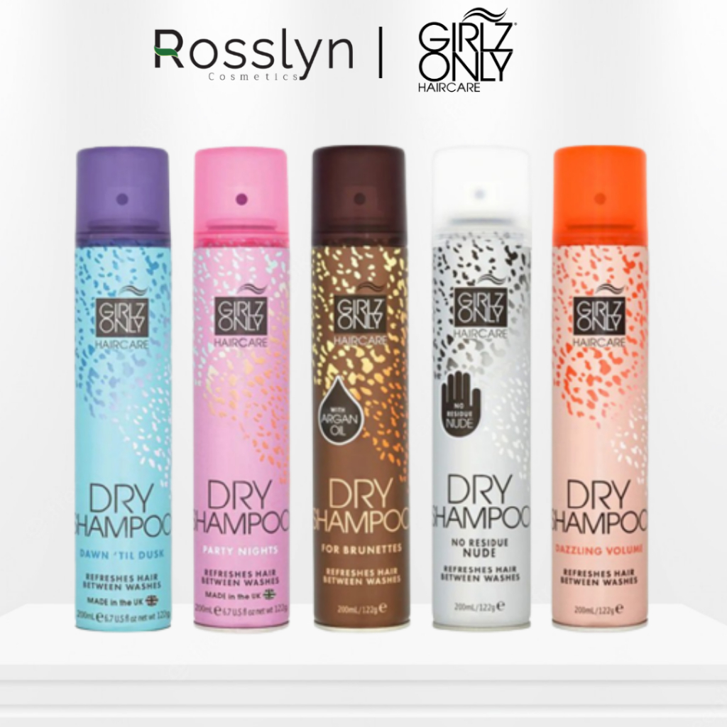 Dầu Gội Khô Dành Cho Tóc Xoăn ,Rối Girlz Only Dry Shampoo Rosslyn