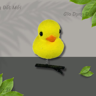 Kẹp tóc hình chú gà con có lò xo