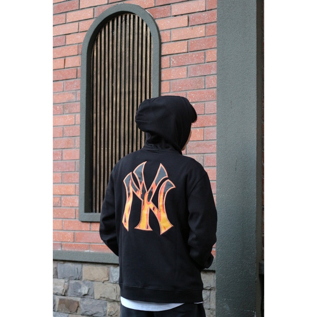 Áo Hoodie New Era - Ny Rực Lửa - Đen - Code: 12877412