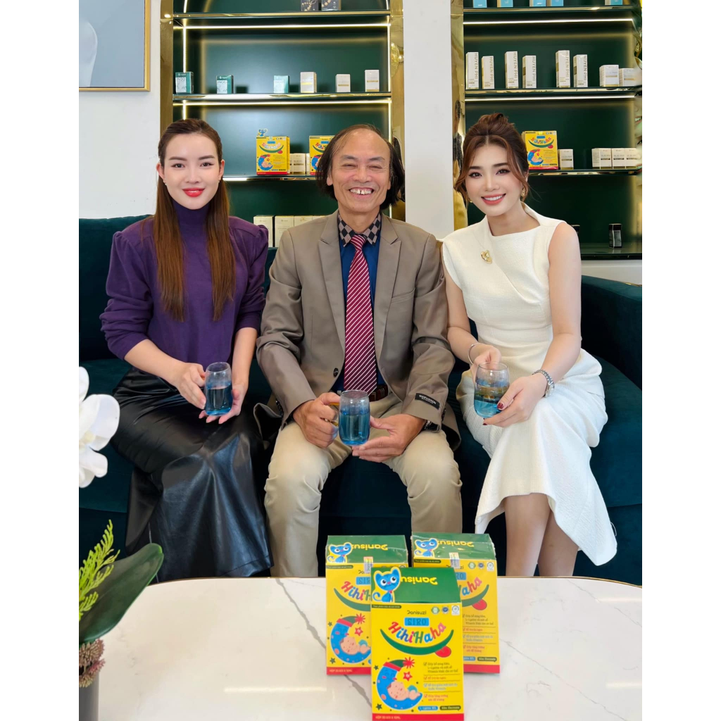 Siro Ăn Ngon Hihihaha HUYỀN PHI Hộp 30 Gói 10ml Giúp Bé Ăn Ngon Hấp Thụ Tốt Tăng Cường Đề Kháng