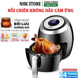 [ BH 24 THÁNG ] Nồi Chiên Không Dầu - Bảng Điều Khiển Điện Tử Cảm Ứng - Dung Tích Lớn 5.5 Lít, Công Suất Lớn 1500W  !