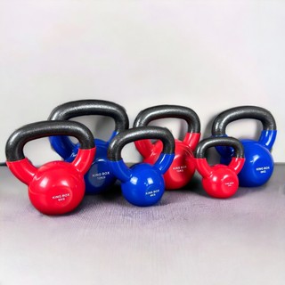 Tạ ấm, tạ chuông gang bọc cao su Kingbox 2kg-4kg-6kg