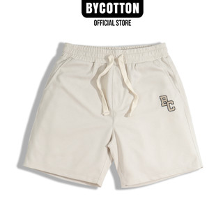 Quần short nam cao cấp waffle thêu b 2 màu by cotton