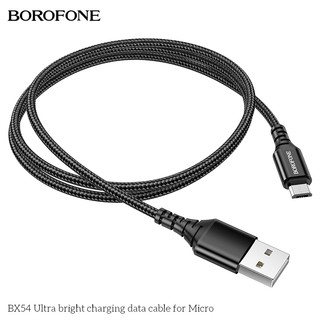 Cáp sạc nhanh micro 2.4A dây dù Borofone BX54