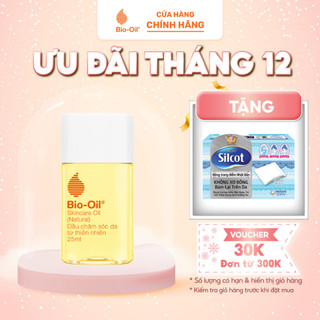 Dầu chăm sóc da từ Thiên Nhiên giúp giảm rạn dạ, mờ sẹo cho da nhạy cảm - BIO-OIL SKINCARE OIL (NATURAL) (chai 25ml)