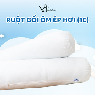 Ruột gối ôm ép hơi dài 100x35cm 100% bông gòn trắng, có khóa kéo tiện lợi điều chỉnh được bông VDhome