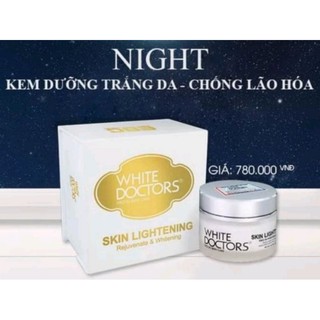 kem white doctor dưỡng trắng da lão hoá dành cho ban đêm(tặng kèm 1 miếng mặt nạ dưỡng da cao cấp)