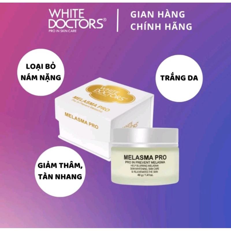 Kem WHITE DOCTORS nám nặng 25g.