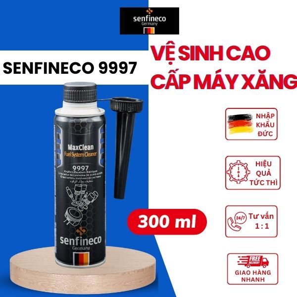 Vệ Sinh Buồng Đốt Động Cơ Xăng Senfineco 9997