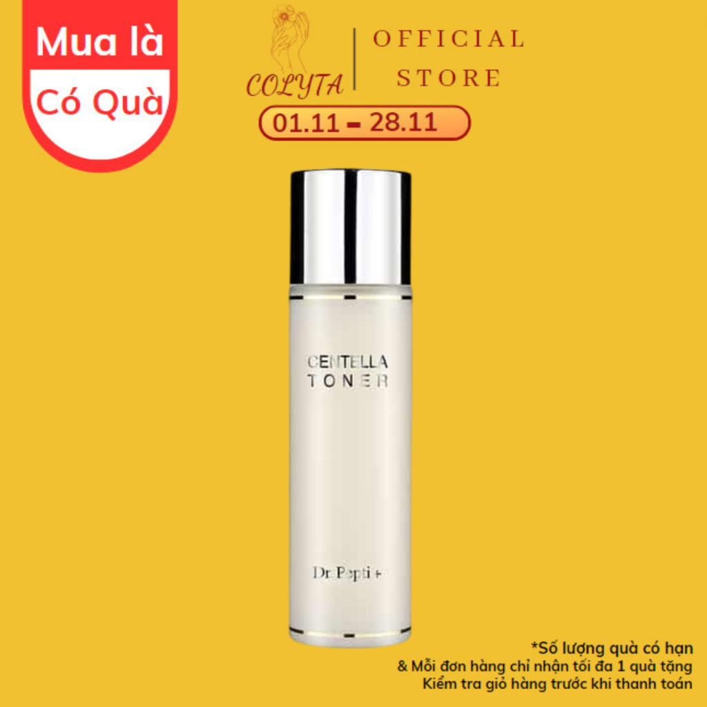 Nước Hoa Hồng Dưỡng Da Căng Bóng Dr.Pepti Centella Toner 180ml