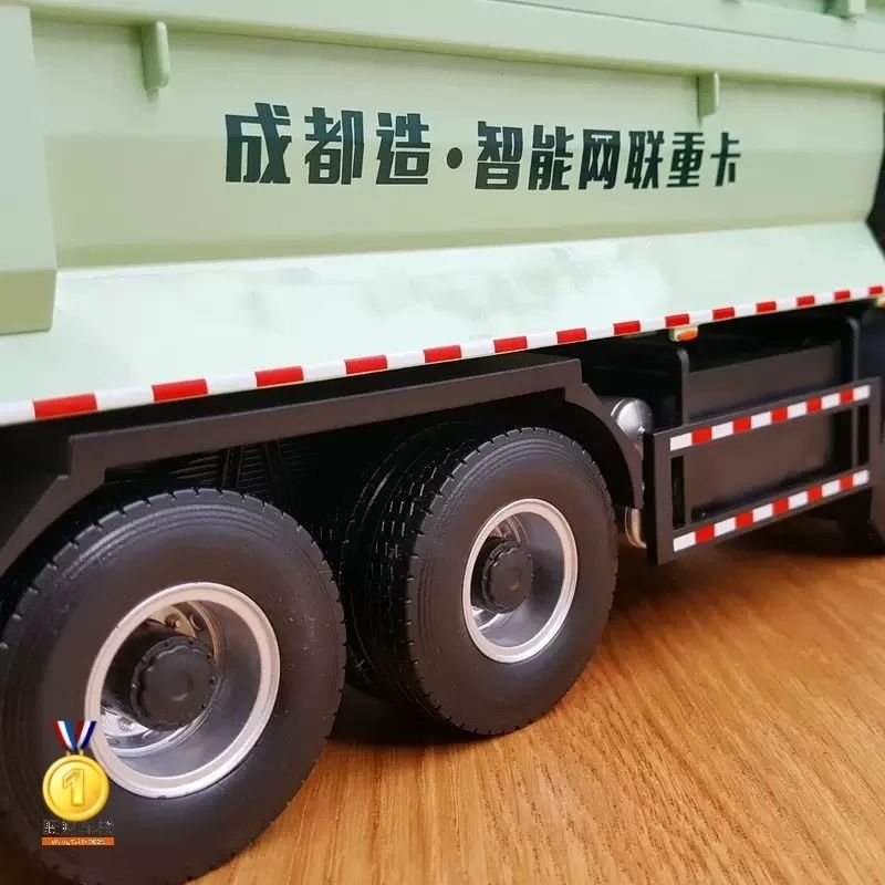 Mô hình xe ben hạng nặng HOWO V7-X hợp kim 1:24