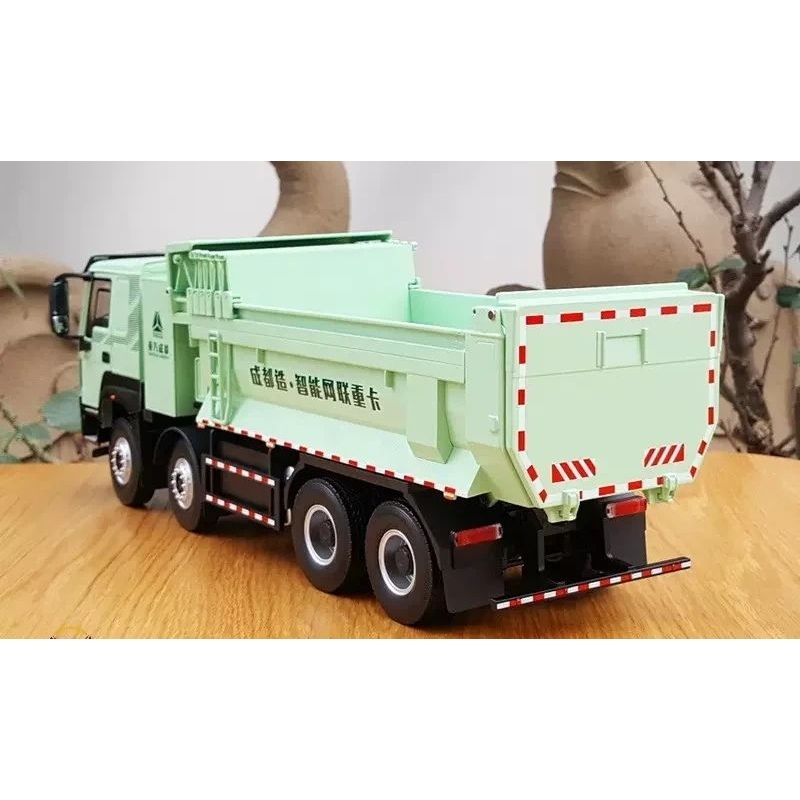 Mô hình xe ben hạng nặng HOWO V7-X hợp kim 1:24