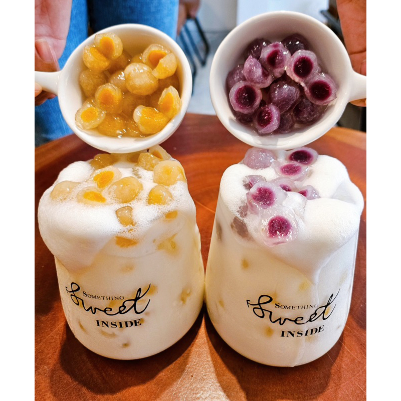 Trân châu nhân khoai lang vàng và tím 500g